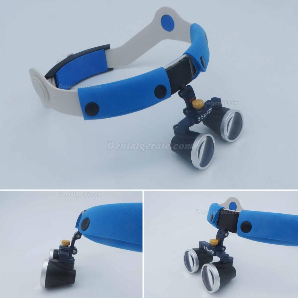 2.5X Medizinische Stirnband Typ ENT chirurgische Zahnlupe KWS FD-503G-1